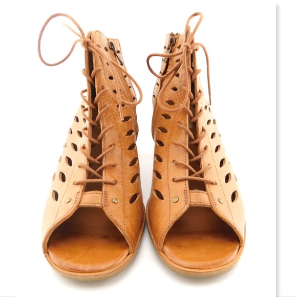 Unworn PAUL GREEN Leather Bootie Sandals 8.5US/6UK - Picture 2 of 7